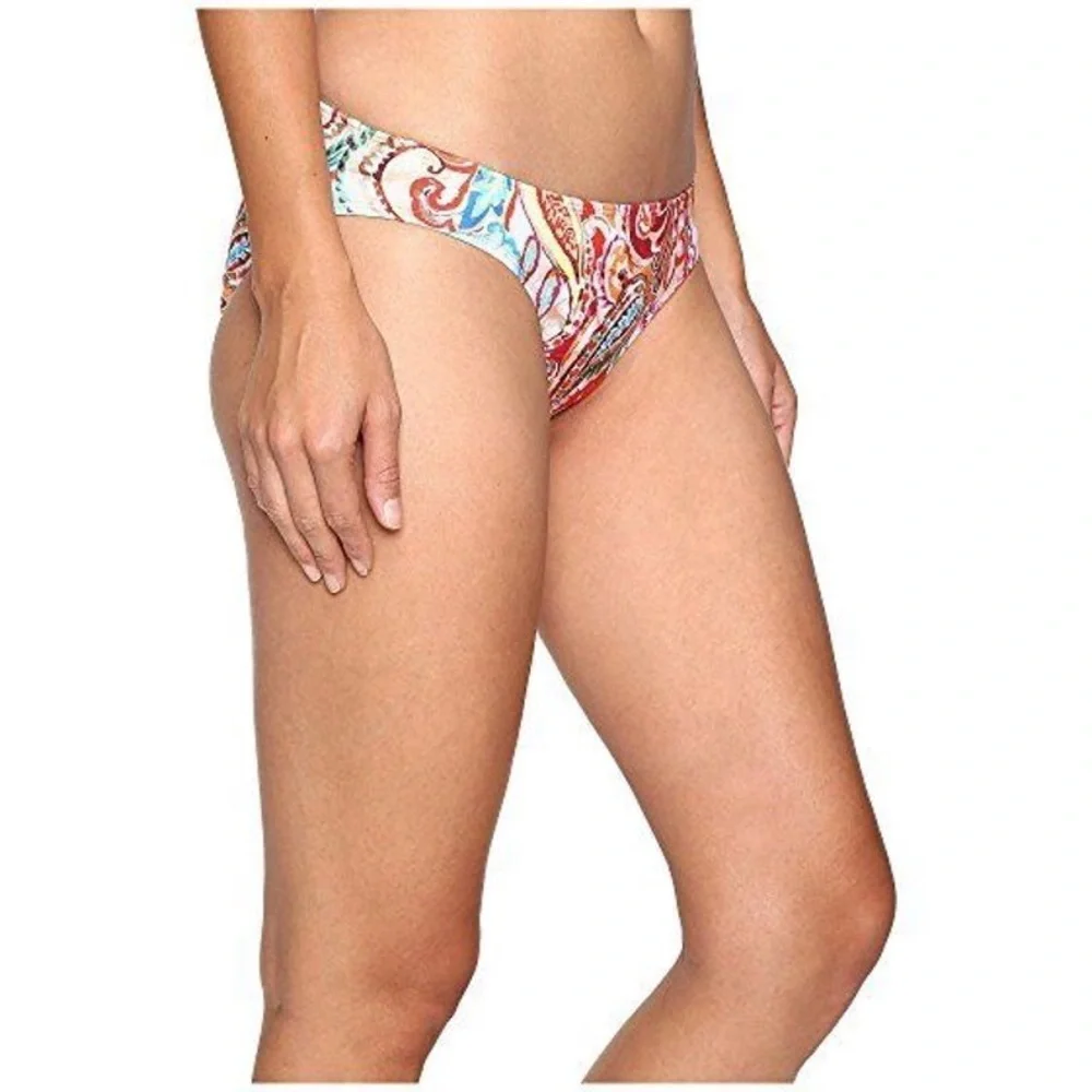 LAUREN RALPH LAUREN Women's Sunrise Printed Hipster Bikini Bottom